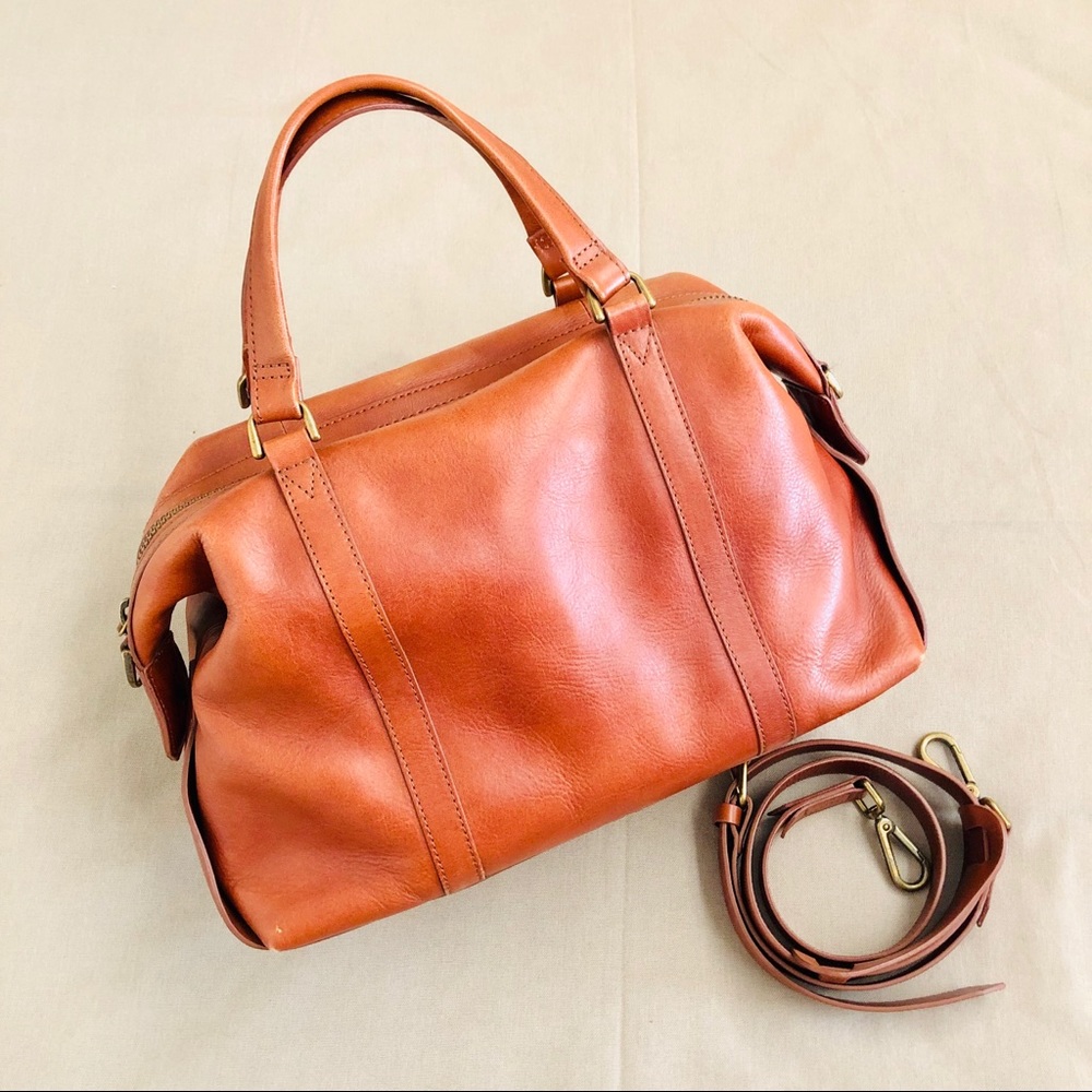 The Glasgow Leather Satchel by Madewell